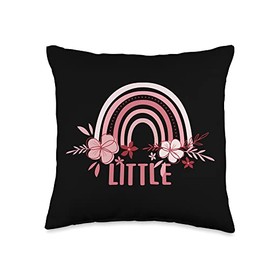 Little Pledge Rush Alumnae Family Reveal Party Fun Big Little Sorority Week Reveal College Sister Recruitment Throw Pillow, 16x16, Multicolor