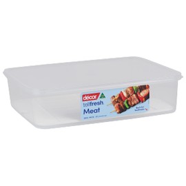 Décor Meat Storer with Removable Rack, 4.0L