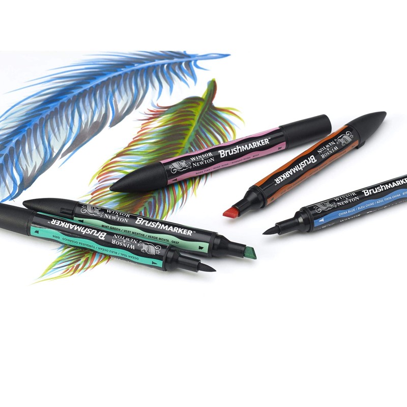 Winsor & Newton Promarker Brush, Vibrant Colours, Set of 13