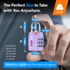 Forge Luggage Locks TSA Approved 2 Pack Purple, Small Combination