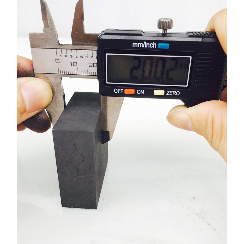 OTOOLWORLD 99.9% Purity Graphite Ingot Block EDM Graphite Plate Milling