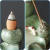 Taasmoog Backflow Incense Burner, Lotus Shaped Ceramic Incense Holder for