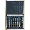 8PC HSS Cobalt Silver & Deming Drill Bits Set, Large