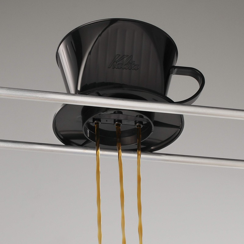 カリタ Kalita コーヒー ドリッパー プラスチック製 1~2人用 101-KP ブラック #04013