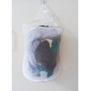 Heng happy Small Mesh Hanging Laundry Hamper Basket, Mesh Hamper,