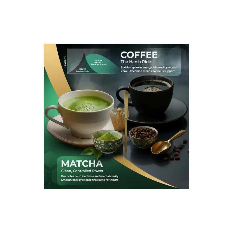 Golden Herbs Té Verde Matcha Orgánico Organic Ceremonial Matcha Green