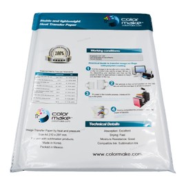 Papel Para Sublimar Sublimación Color Make 100 Hojas Light A4