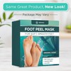 DERMORA Foot Peel Mask - 2 Pack of Regular Size