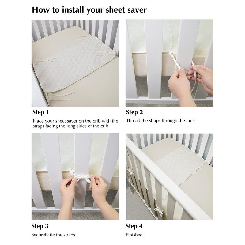 American Baby Company Waterproof Quilted Sheet Saver Changing Pad Liner