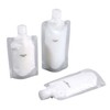 MAAYKOM 10 Pack Travel Pouches for Toiletries, Size Portable Containers,Stand