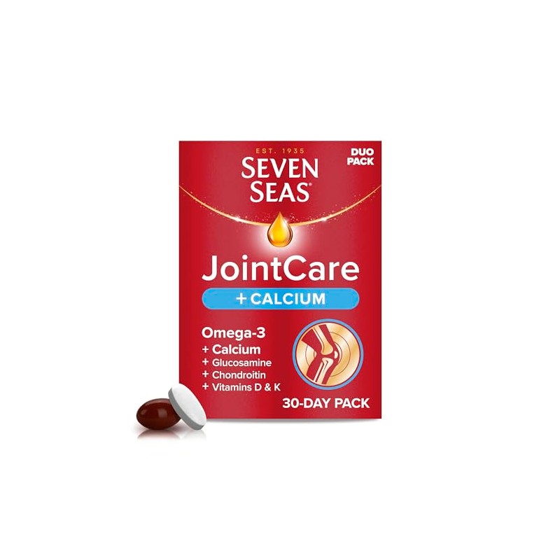 Seven Seas JointCare Plus Calcium, with Omega-3, Glucosamine, Chondroitin, Vitamins