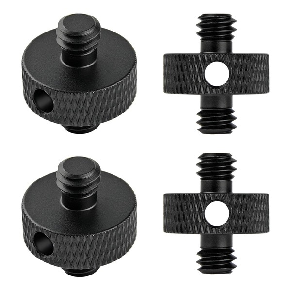 Rigych 1/4 Tripod Screw 1/4 Male to 1/4 Male Threaded