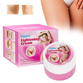 Aufhellende Körpercreme, Aufhellungscreme für dunkle Haut, Hautaufhellungscreme für Intimbereiche, Achselaufhellungscreme, Creme zur Entfernung von Pigmentflecken, Hautfeuchtigkeitsspender, 30g