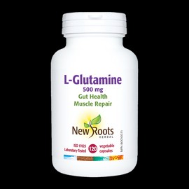 New Roots L-Glutamine 500mg 120 Veggie Caps