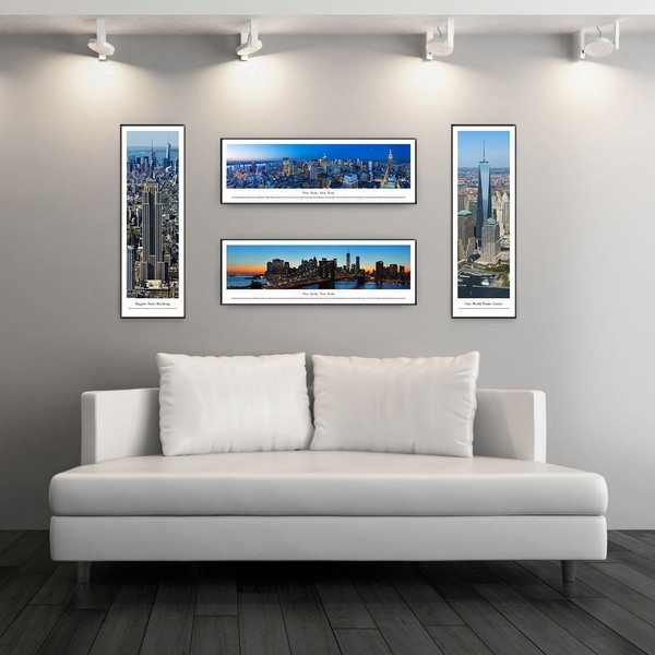 Blakeway Worldwide Panoramas Standard Frame Indianapolis, Indiana at Sunset-Blakeway Panoramas