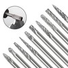 20Pcs Tungsten Carbide Carving Bits Double Cut Rotary Burr Set