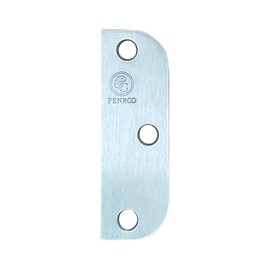 Hinge Blanks for Door Hinges, Satin Nickel, Filler Plates, 3.5 Inch with 5/8 Inch, 3 Pack