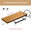 1pc Floating Shelf Hardware Heavy Duty Hidden Shelf Brackets Support,Wall