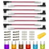 KILIGEN 8-Piece 12V-24V Car Flat Fuse Holder with Additional Wiring,