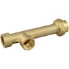 Eastman 3/4 Inch Brass Swivel Expansion Tank Tee, Fits 2-10