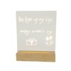 Desktop Luminous Memo Note Board Plug In LED Lamp Base