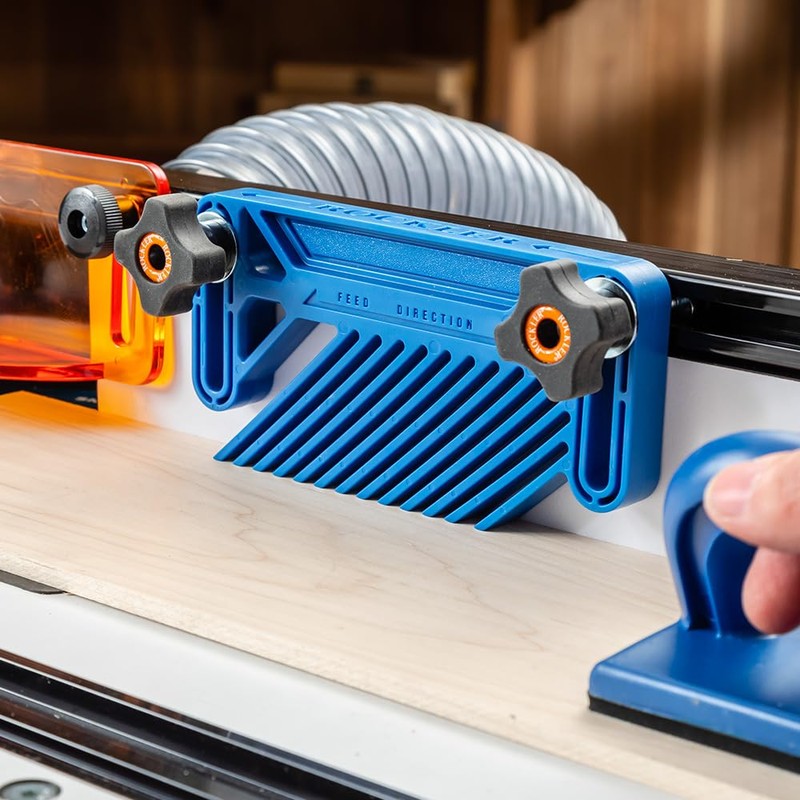 Adjustable Feather Board - Precision Woodworking Tools w/T Track Clamp