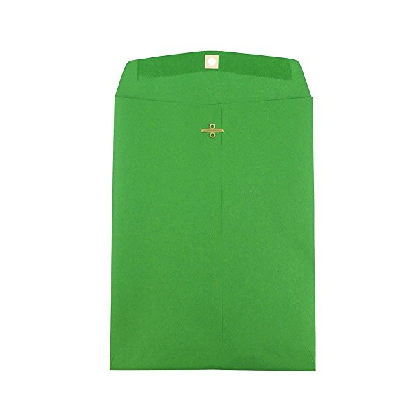 JAM PAPER 9 x 12 Colored Envelopes with Clasp Closure
