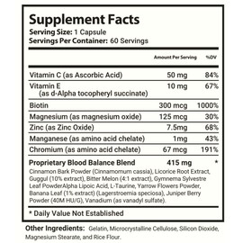 GlycoFree 5-Pack GlycoFree Blood Support Natural Dietary Supplement - 300 Capsules