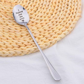 Long Distance Friendship Gifts for Women Friends Funny Birthday Gifts for Best Friend Wife Sister Engraved Coffee Spoon Gag Christmas Gifts for Friend Girlfriend Farewell Gifts for Women Friends