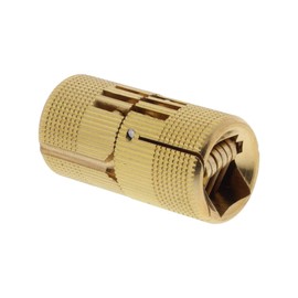 4x ToniTec Drill-in Hinge 10 mm Invisible Exact Cylinder Hinge Furniture Hinge Brass