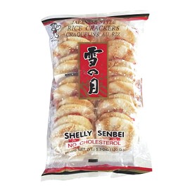 Want Want Big Shelly Shenbei Snowy Crispy Rice Cracker Biscuits - Sugar Glazed 5.30 oz.
