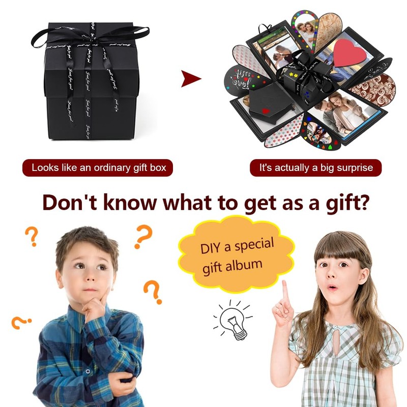 TESSTSY Surprise Box, Explosion Box Birthday, Surprise Box, Explosion Box