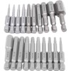 Bestgle 20 Pcs Magnetic Hex Head Allen Wrench Drill Bit