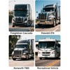 Upgraded 2 PCS Semi Trucks Window Shades, 23.6"x21.6" UV Protection