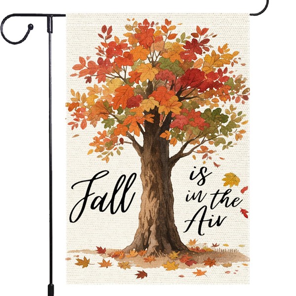 Fall Garden Flag Autumn Tree Garden Flags Double Sided Small