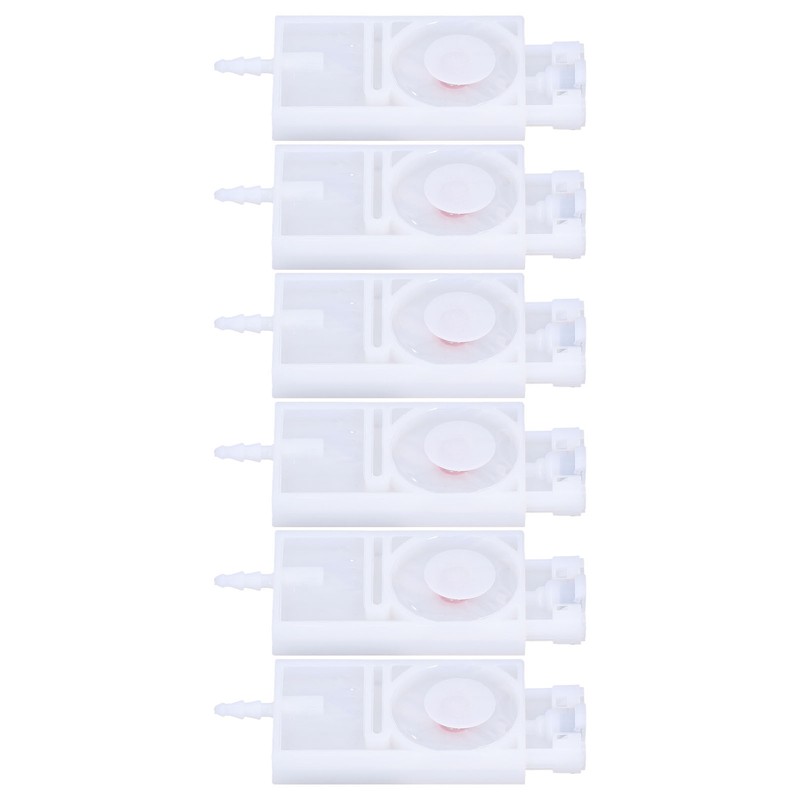 6Pcs Ink Damper Solvent Inkjet Head Rectangular PP Damper Replacement
