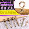 Swpeet 8Pcs M6 Thread Wall Concrete Brick Expansion Screws Closed