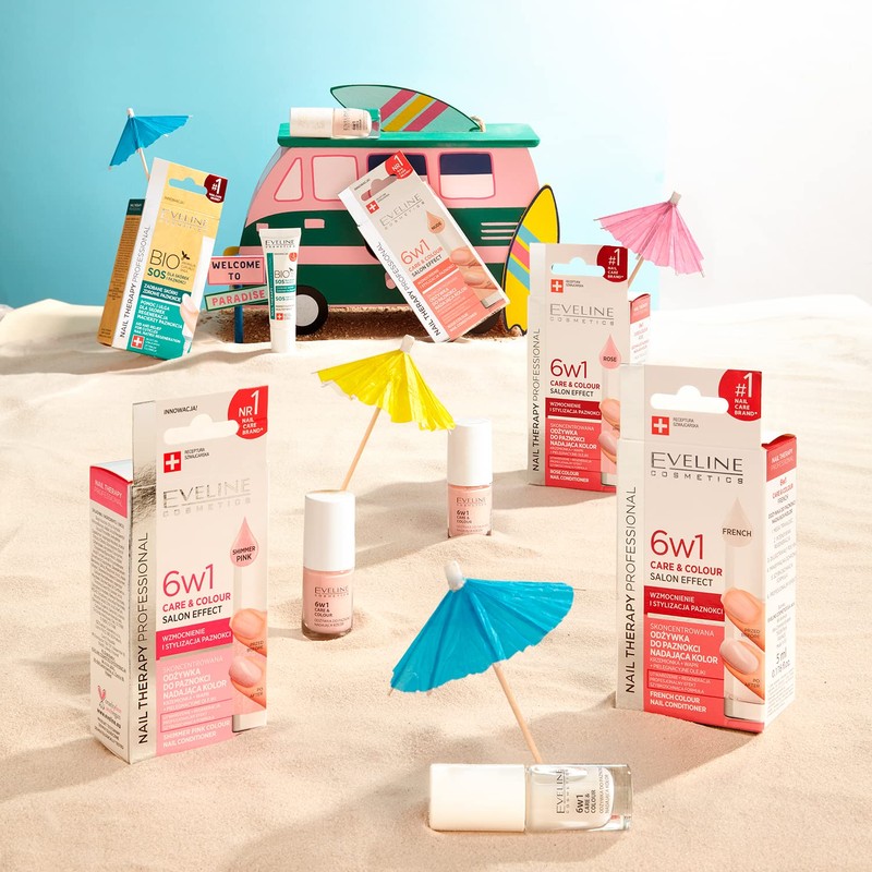 Eveline, Colourful Nail Conditioner Care Colour Nail 6 in 1