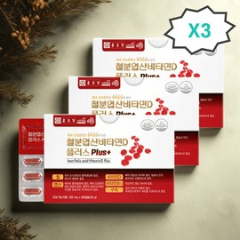 Chong Kun Dang Prenatal Iron Supplement, Iron Folic Acid Vitamin D Iron Supplement, 3 Boxes, 6 Month Supply / 종근당 임산부철분제 철분엽산비타민D 철분제 3박스 6개월분