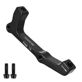 MSMXCS Disc Brake Adapter for Mountain Bike Front & Rear Caliper Mounting for MTB Carbon Steel F203/R180 mm Post/Side Mount Adapters for 180mm 203mm Disc Brake Rotor Cycling Easy to Install Black