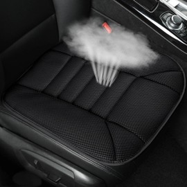 Miewenmogu Mesh Car Seat Cushion for Driving, Summer Cooling Breathable 3D Air Car Seat Pad for SUV Pickup Truck Or Office Chair (Black)