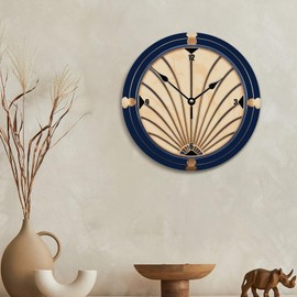 godblessign Classic Art Decor Style Wall Clock Unique Large Wall Clocks Battery Operated 10 Inch Silent Retirement Home Decor Wall Decor for Bedroom Living Room Kitchen School Office