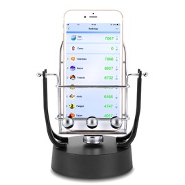 Liusin Phone Swing Device Automatic Shake Electronic Perpetual Motion Machine Safety Wiggler Mobile Phone Rocker Holder Can be Shaken with USB Cable for GO Egg Hatcher Quick Steps Earning