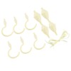 Luxury Princess 3 Side Openings Post Bed Curtain Canopy Netting
