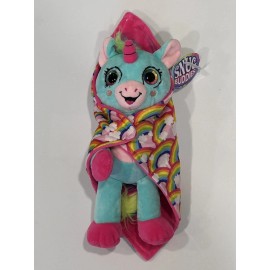 Kipp Brothers 10” Snug Buddies Teal Unicorn with Security Blanket Plush