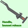 AERZETIX - C65442 - Bonnet release handle - length 146