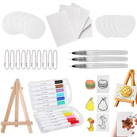 1 Set Magic 3D Foam Texture Painting Kit, Magic Puffy Paint Kit 3D Drawing Kits DIY Puffy Pens, Painting Kits 3D Craft for Kids Drawing Pens Art Supplies Projects