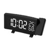 Digital Clock 3 Color Projection LED Switch Display Time Clock