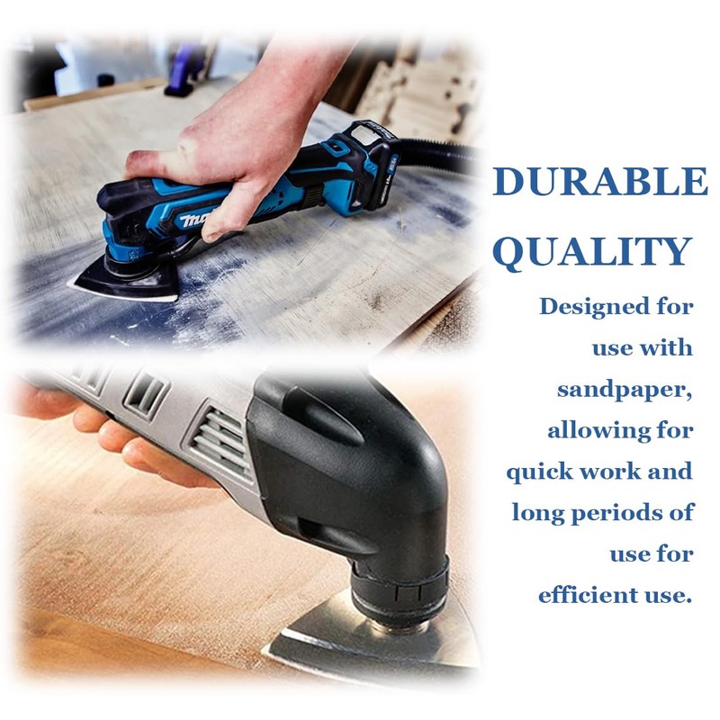 Pack of 4 Delta Sanders Sanding Plate Multitool Sandpaper Accessories