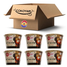 CJ Korean Traditional HANSIK CUPBAN/CUPBAP Variety Assortment [CJ CUPBAN] Jjajang, Kimchi, Soybean, Vege Bibimbap, Soft Tofu, Seaweed, Yellow Curry, Bean Sprout Soup. (Soft Tofu Soup Bap 6 Packs)